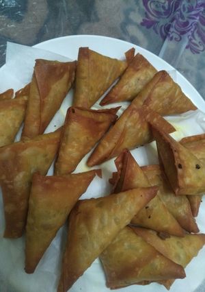 صورة لوصفة سمبوسك بلحمة