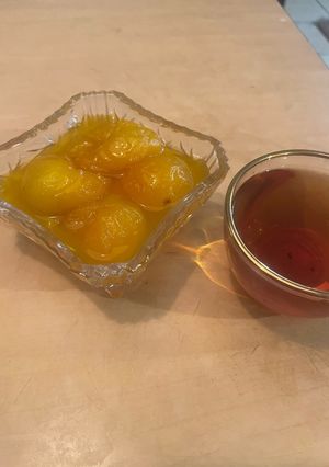 عکسی از دستور مربای زرد آلو درسته