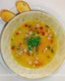 Пшоняний суп🍲 з ковбасою та печерицями