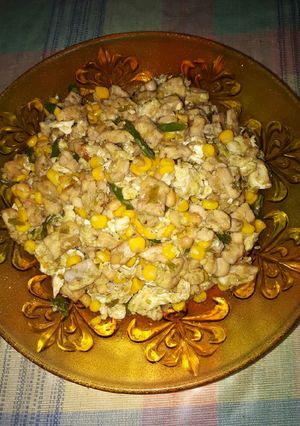 Foto resep Orak arik tempe jagung dan telur