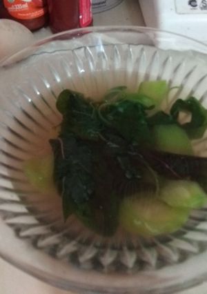 Foto resep Sayur bening oyong bayam
