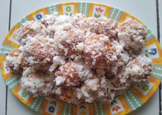 Klepon ubi isi gula Jawa