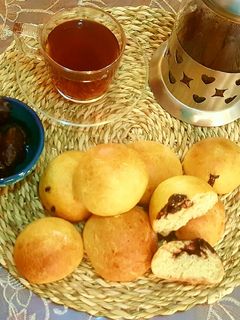 عکسی از دستور نان مغزدار صبحانه (سریع و ساده)