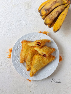 Foto resep Roti Tawar Goreng Pisang Coklat