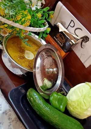 A picture of Moong daal turai handi.