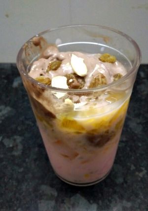 A picture of Chocolate falooda.