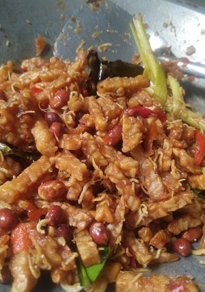 Foto resep Tempe Orek Kacang Teri🐟