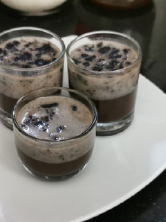 Foto resep Puding coklat milo oreo susu