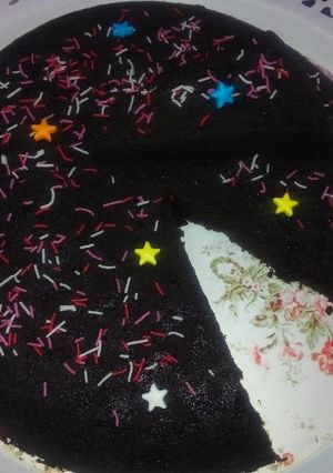 عکسی از دستور کیک خیس شکلاتی