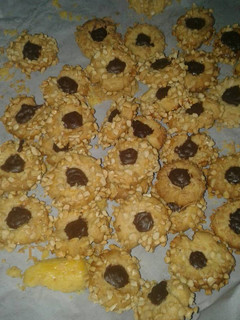 Foto resep Peanut choco thumbprint cookies