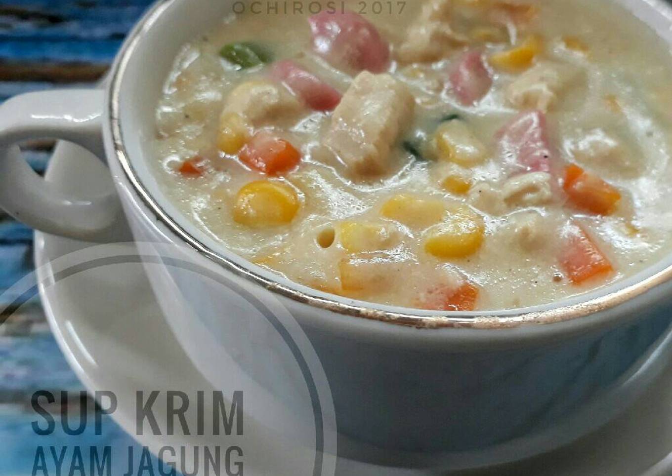 Sup Krim Ayam Jagung