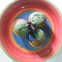 A picture of Rainbow cupcakes# cupcakes contest#.