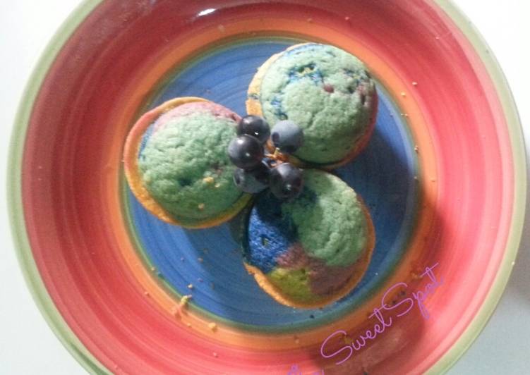 Easiest Way to Cook Yummy Rainbow cupcakes# cupcakes contest#