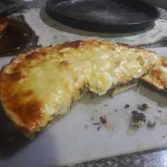 Una foto de Tarta de verdura con huevo duro y muzarella