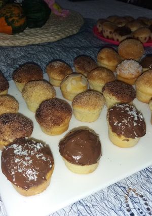 Kürtöskalács mini muffinok recept fotója