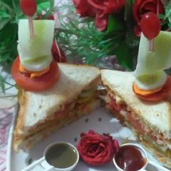 A picture of Veg Club Sandwitch.