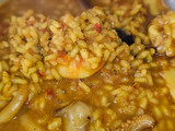Arroz caldoso de langostinos y sepia