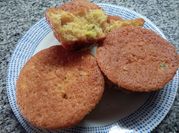 Una foto de muffins de calabacin