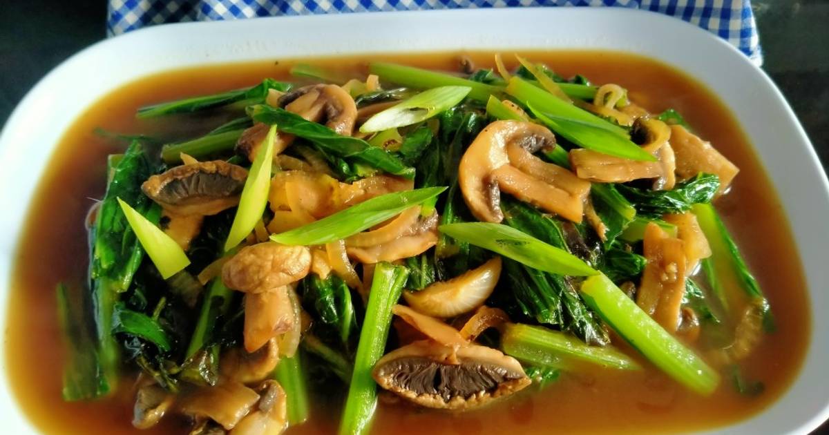 1 244 Resep Tumis Sawi Jamur Enak Dan Sederhana Ala Rumahan Cookpad