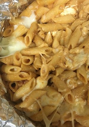 صورة لوصفة باستا بالالمنيوم 😋
