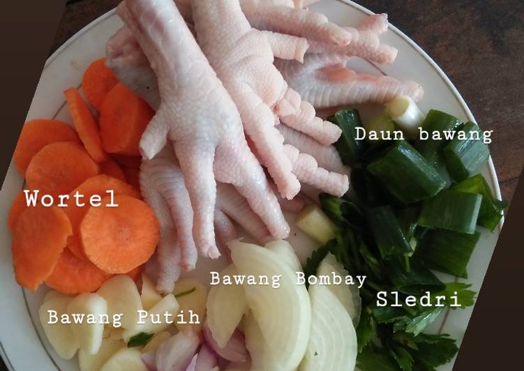 Cara Gampang Membuat Kaldu Ayam Ceker untuk MpAsi, Bikin Ngiler