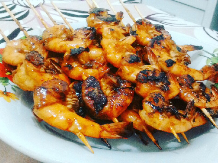 Resep Sate Udang Bumbu Kecap Anti Gagal