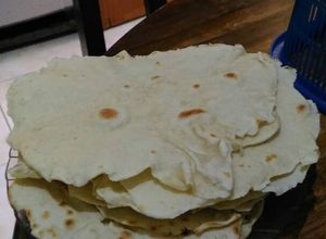 Foto resep Kulit tortila / Flour tortila/ roti pita/ kulit kebab Italy