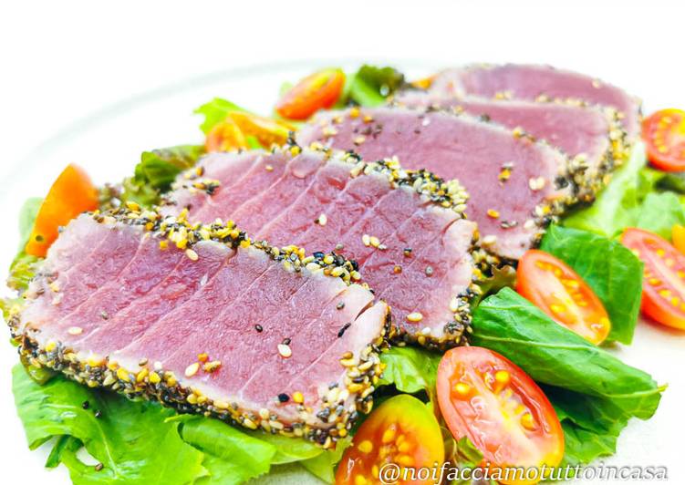 Easiest Way to Make Veloce Tataki di Tonno al Limone e Zenzero