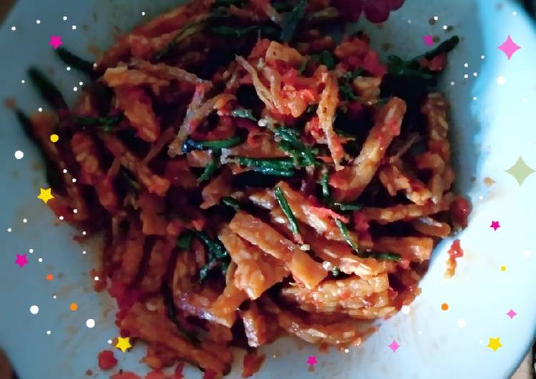 Sambal Tri Tempe Kacang Panjang Sambal Tri Tempe Kacang Panjang