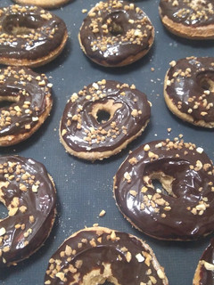 Una foto de Donuts proteínicos