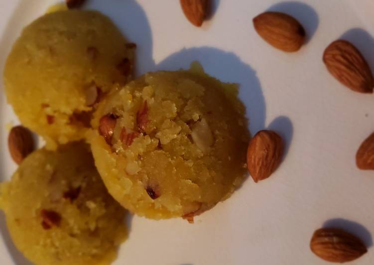 How to Prepare Tasty Moong dal halwa or split petite mung beans dessert