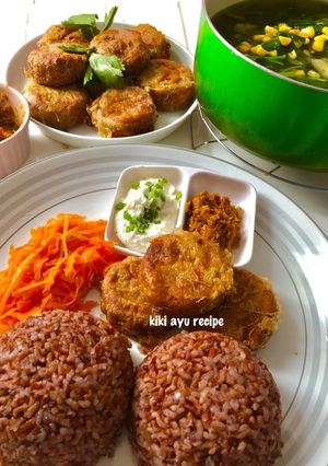 Foto resep Perkedel Oncom & Sambal Bongkot Bali
