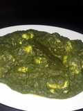 Creamy palak paneer