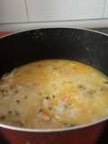 Asopado de arroz con pollo