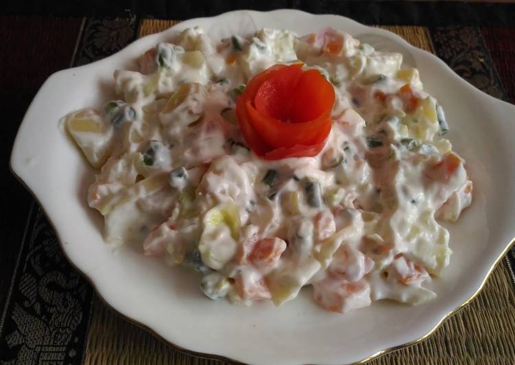 Easiest Way to Prepare Quick Russian salad