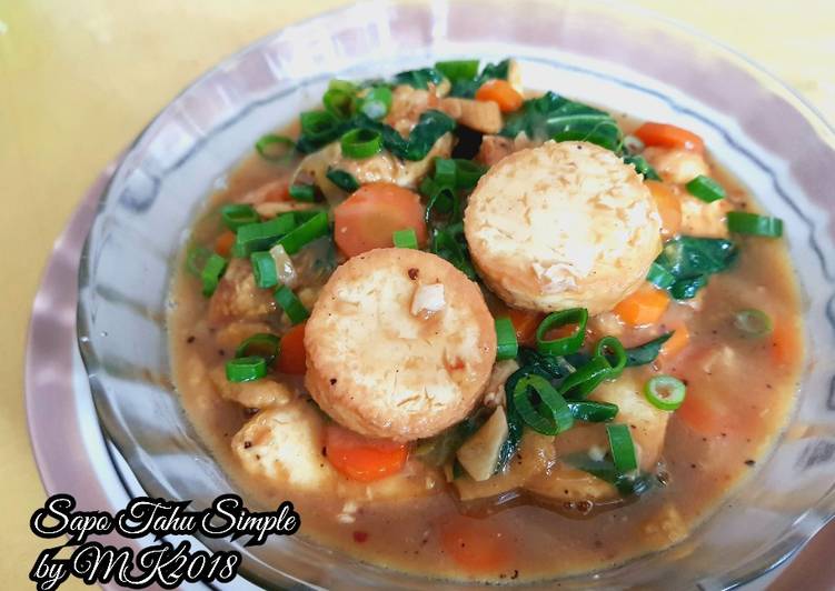 Sapo Tahu Simple