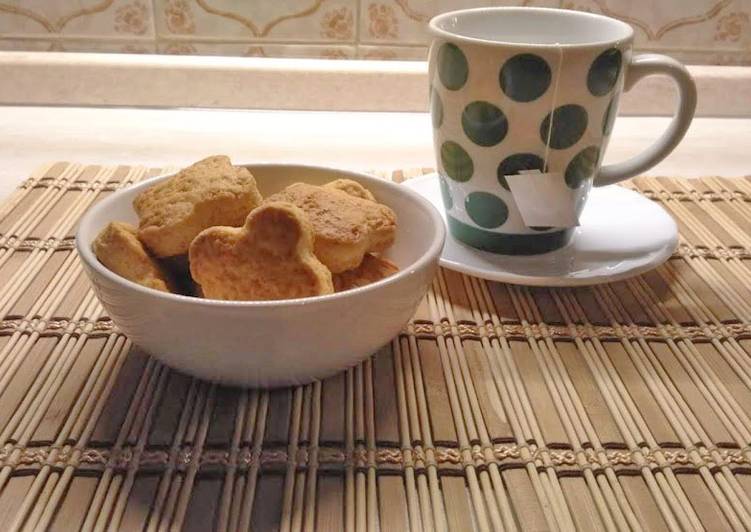 Biscotti di pasta frolla con l’olio di mais