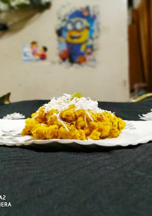 A picture of Sweetcorn/bhutte kees.