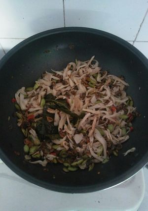 Foto resep Orak-arik Kerang Jamur dan Petai