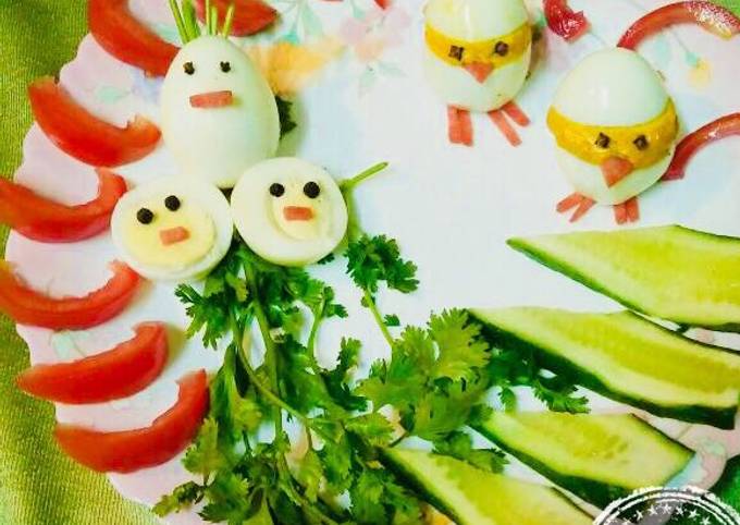 Easter Chicks Deviled Egg