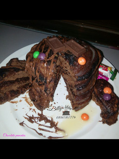 A picture of Chocolate pancake.