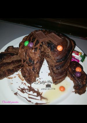 A picture of Chocolate pancake.