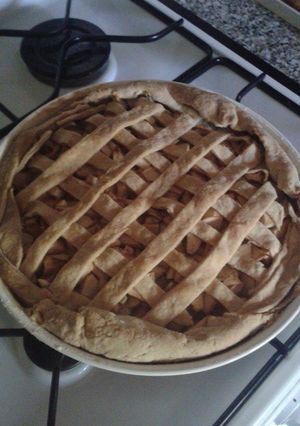 Amerikai almás pite recept fotója