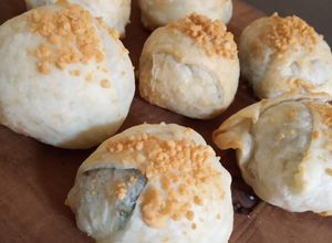 Una foto de Boios de acelga sin gluten (con tapas de empanadas)
