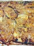 Lighter Eggplant Parmigiana with Meat Sauce (Grilled Eggplant)