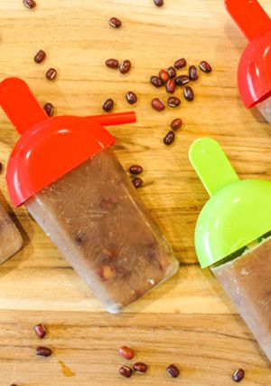 Red Bean Popsicles Japanese Azuki Bar Recipe By Julie Mrs. Lin's Kitchen