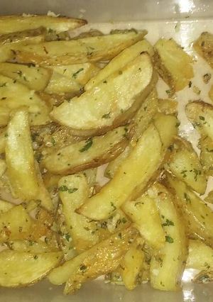 Una foto de Papas a la provenzal