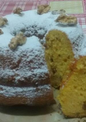 Una foto de Torta de zapallo/calabaza y nueces