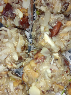 A picture of Dry fruit Pinni.