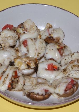 A picture of My Grilling Spot Stuffed Mushrooms.